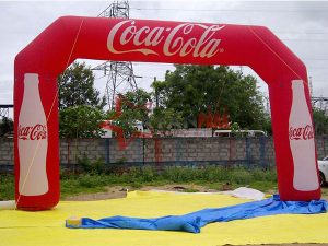 Şişme Coca Cola Yol Kemeri