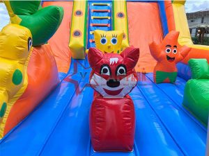 Şişme Oyun Parkı Sünger Bob Kurbağa Dünyası