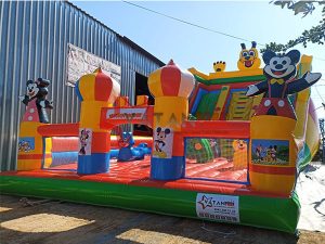 Şişme Kaydıraklı Oyun Parkı Mickey Mause 1 